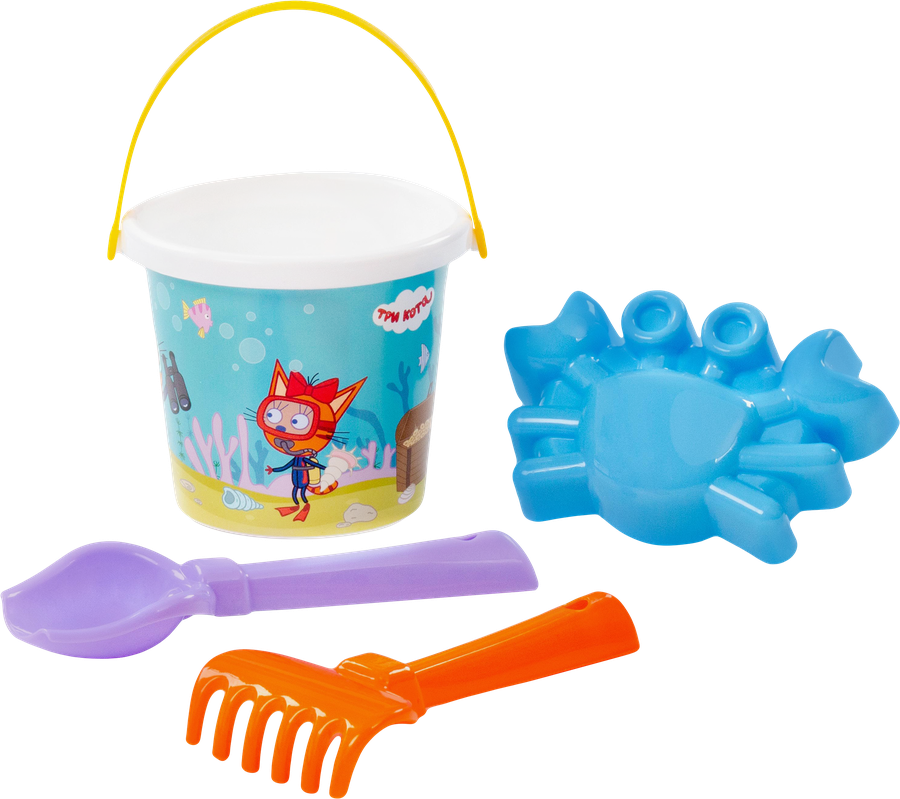 Игрушка ПОЛЕСЬЕ Песочный набор Три Кота, Арт. 34930, предпросмотр