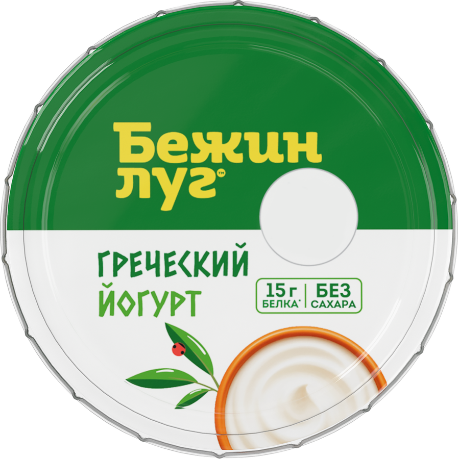 Йогурт БЕЖИН ЛУГ Греческий 5%, без змж, 180г, предпросмотр