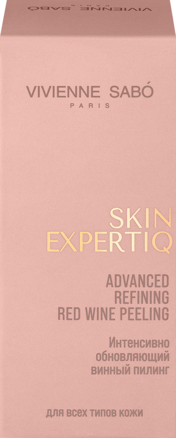 Пилинг для лица VIVIENNE SABO Skin Expertiq интенсивно обновляющий, винный, 33мл, предпросмотр