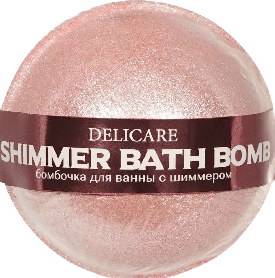 Бомбочка для ванны DELICARE с шиммером, 130г, превью