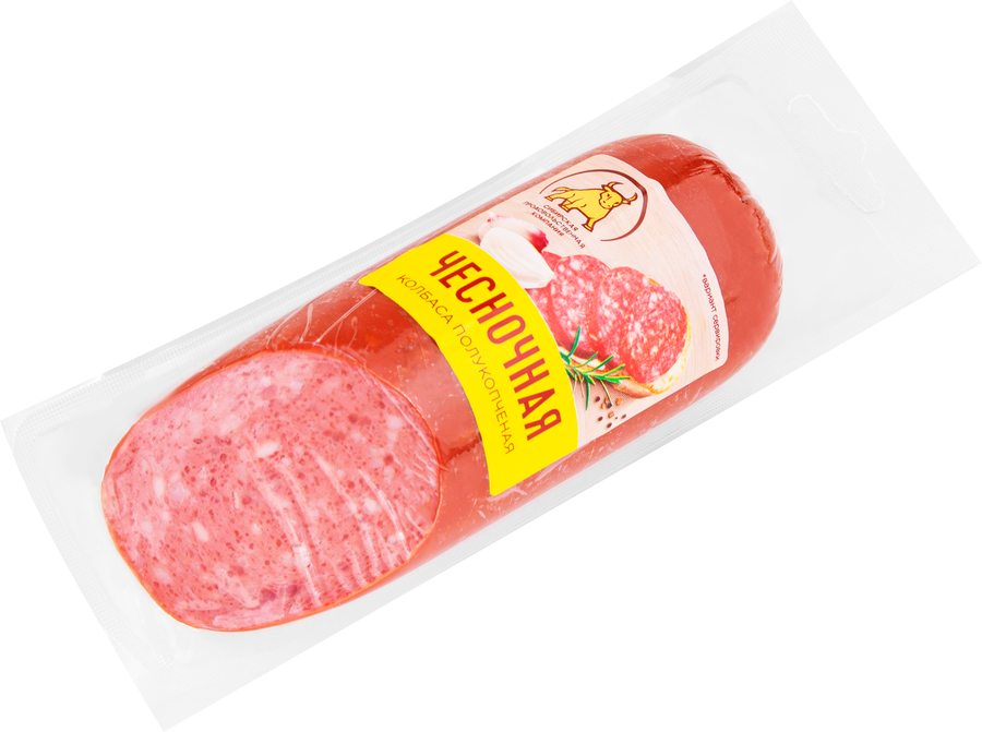Колбаса полукопченая СПК Чесночная, 250г, предпросмотр