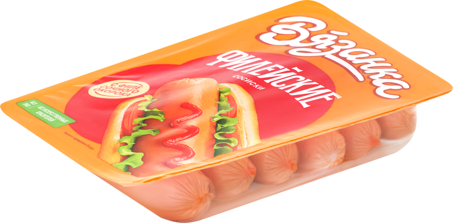 Сосиски ВЯЗАНКА Филейские, 300г, предпросмотр
