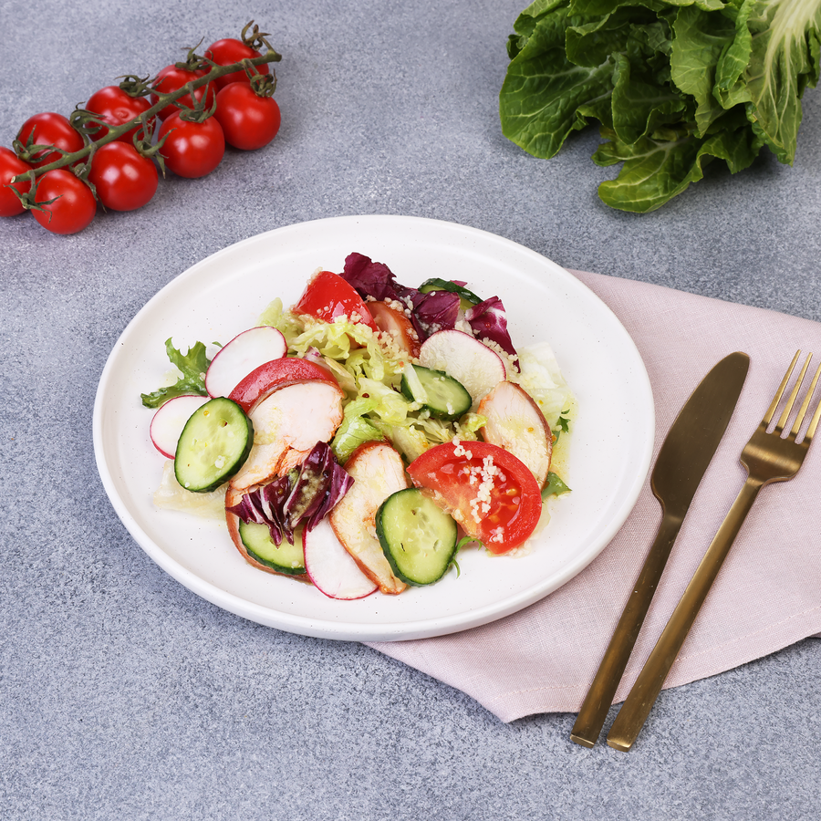 Салат с куриной грудкой и кус кусом, весовой, предпросмотр