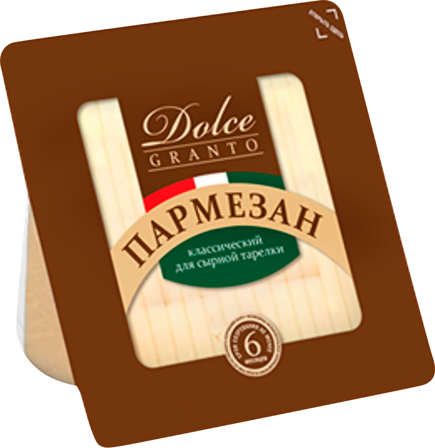 Сыр DOLCE Granto Пармезан 40%, нарезка, без змж, 175г, предпросмотр