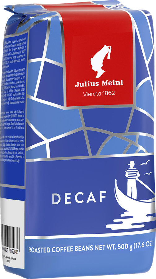 Кофе зерновой JULIUS MEINL натуральный жареный, без кофеина, 500г, предпросмотр