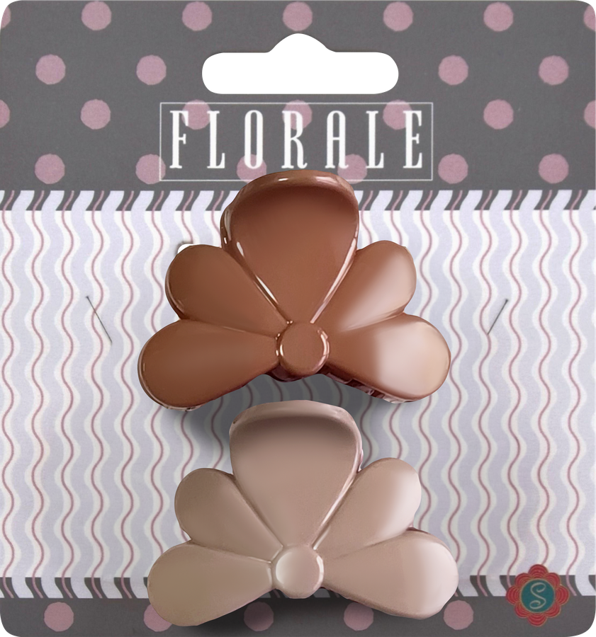 Краб для волос FLORALE в ассортименте, Арт. NFL6-19, 2шт, превью