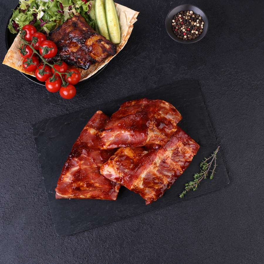 Ребра свиные ЛЕНТА FRESH в маринаде терияки, предпросмотр