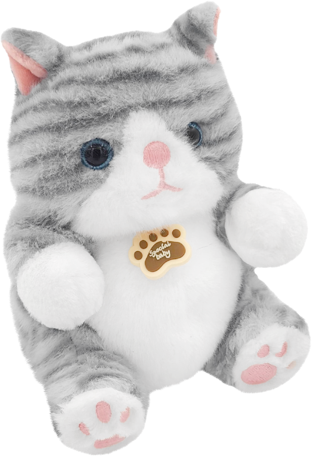 Игрушка мягкая SOFFY Пушистые зверята, 14см, превью
