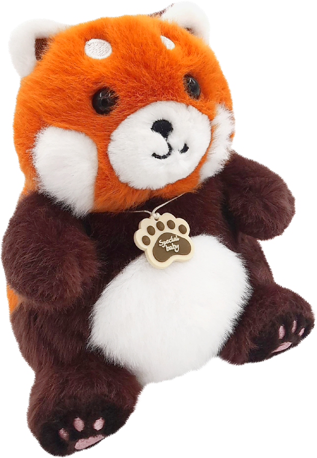 Игрушка мягкая SOFFY Пушистые зверята, 14см, превью