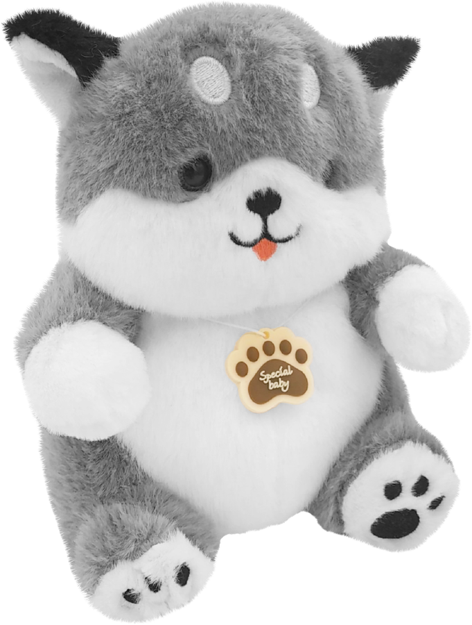 Игрушка мягкая SOFFY Пушистые зверята, 14см, предпросмотр