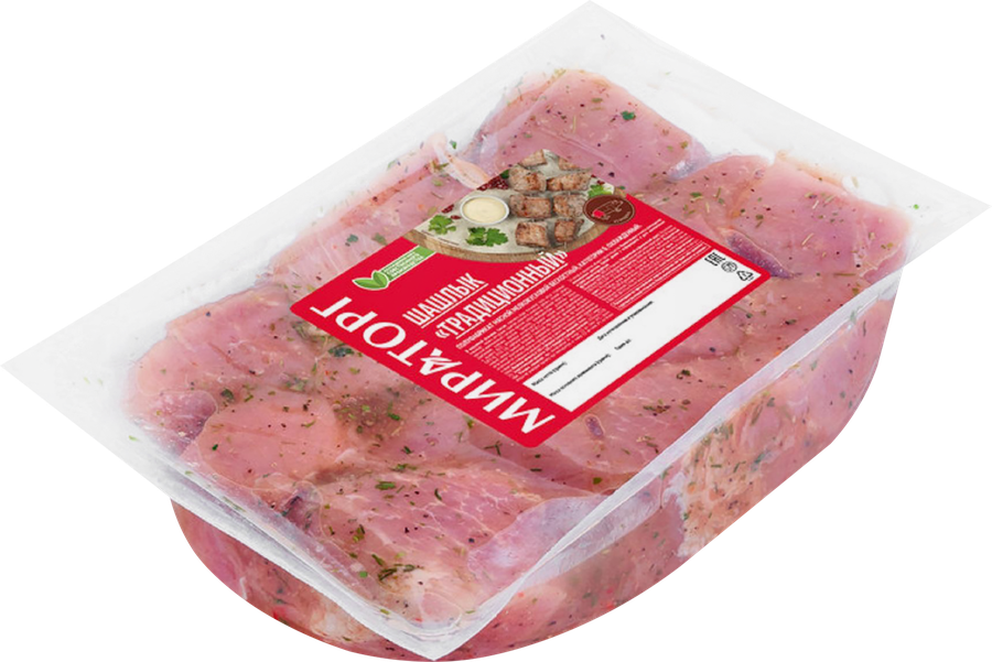 Шашлык из свинины МИРАТОРГ Традиционный, весовой, предпросмотр