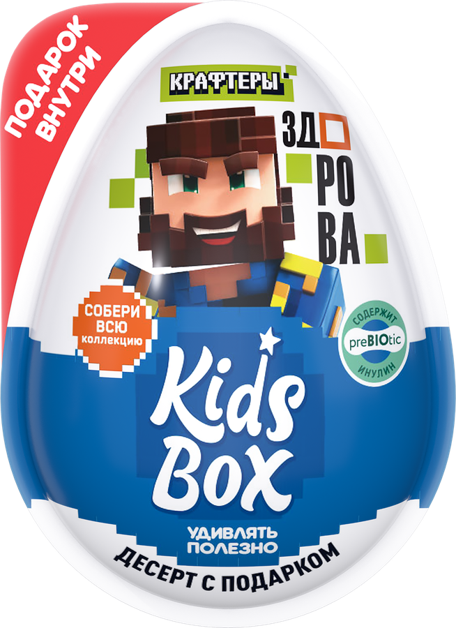 Десерт KIDS BOX Крафтеры с подарком, 20г, превью