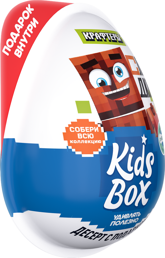 Десерт KIDS BOX Крафтеры с подарком, 20г, предпросмотр