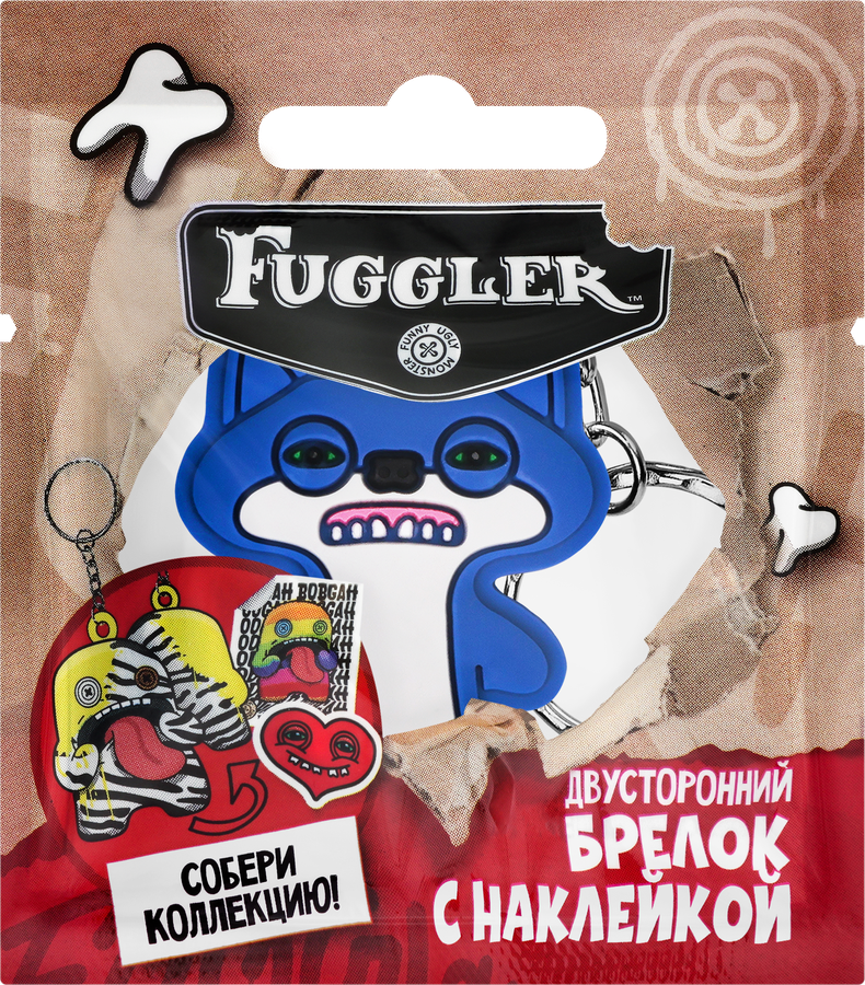 Набор FUGGLER с двусторонним брелоком и наклейкой, Арт. УТ83243, предпросмотр