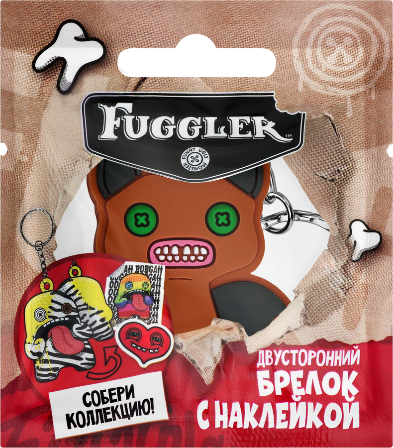 Набор FUGGLER с двусторонним брелоком и наклейкой, Арт. УТ83243, превью