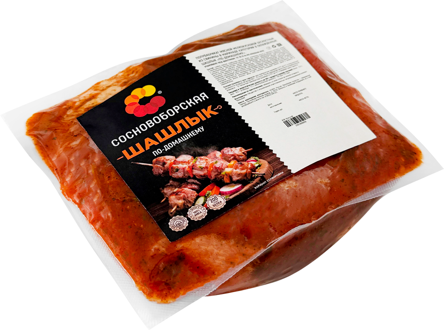 Шашлык из свинины СОСНОВОБОРСКАЯ По-домашнему, весовой, превью