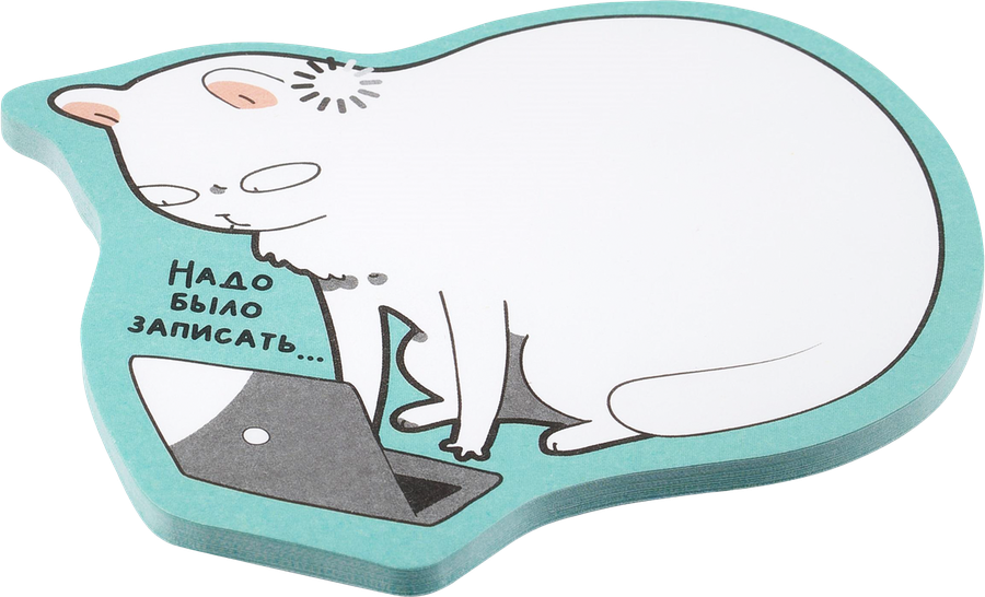 Блок для записи MESHU Workcat, фигурный, предпросмотр