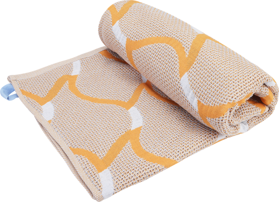Полотенце CLEANELLY 90х140см, рельефное с муслином, Арт. ПЦ-217.172/1-07164, предпросмотр