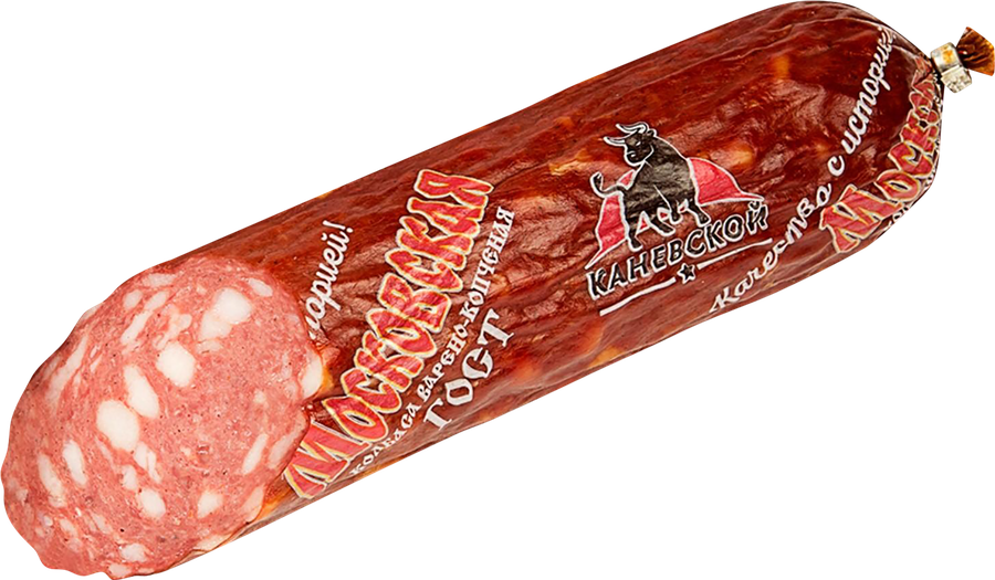 Колбаса варено-копченая МК КАНЕВСКОЙ Московская Мини, весовая, превью