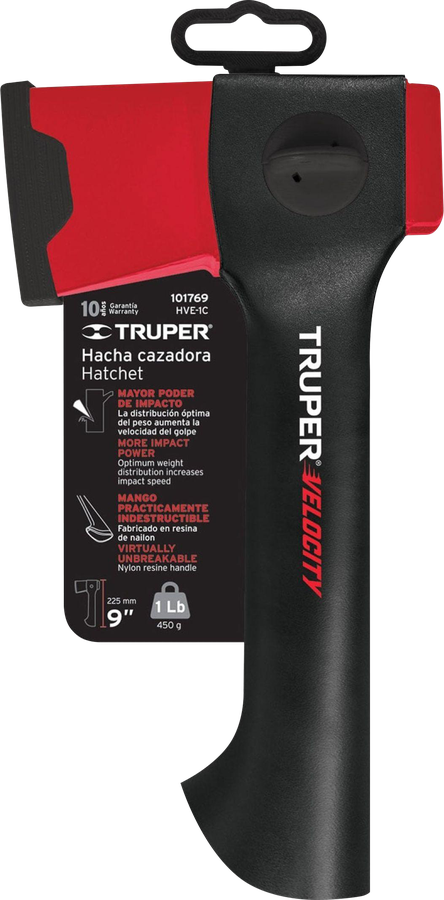Топор TRUPER с нейлоновой рукояткой 23см вес 450г, Арт. 101769, предпросмотр