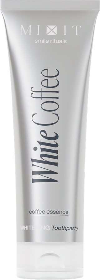 Зубная&nbsp;паста-корректор MIXIT White Coffee отбеливающая, с&nbsp;кофейной&nbsp;эссенцией, 75г, предпросмотр
