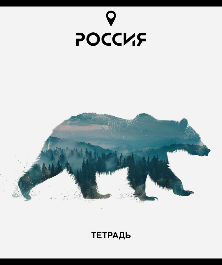 Тетрадь общая ПЗБМ Место силы, 48 листов, А5, на скрепке, в клетку, Арт. 023294, предпросмотр