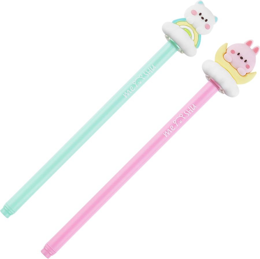 Ручка шариковая MESHU Cute Dreamers, синий, 0,7мм, предпросмотр