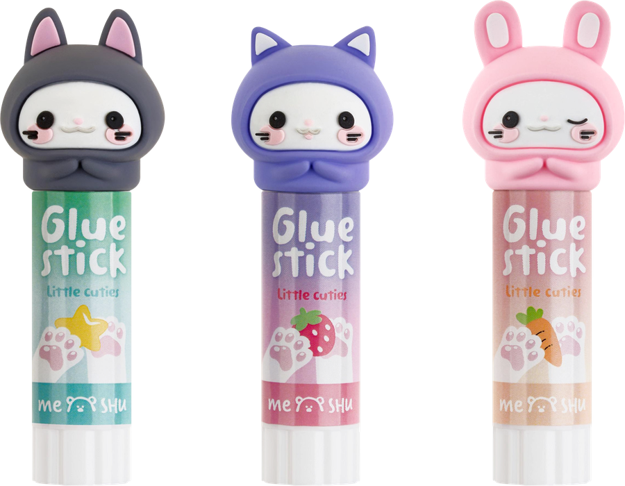 Клей-карандаш MESHU Cuties с топпером, 8г, превью