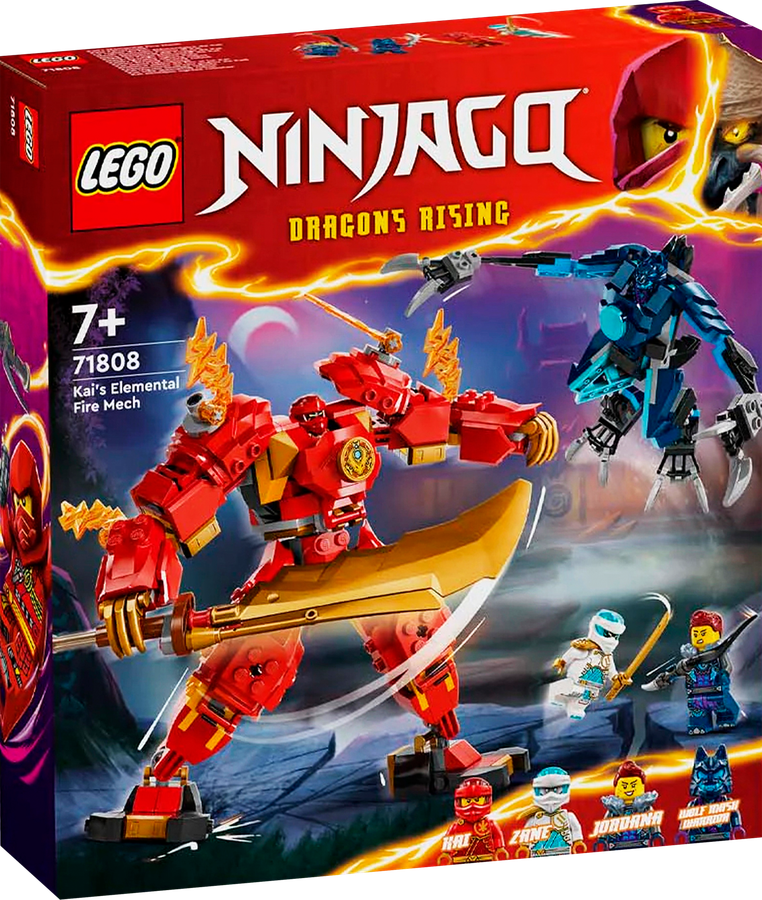 Конструктор LEGO Ninjago Робот Кая, 322 детали, Арт. 71808, предпросмотр