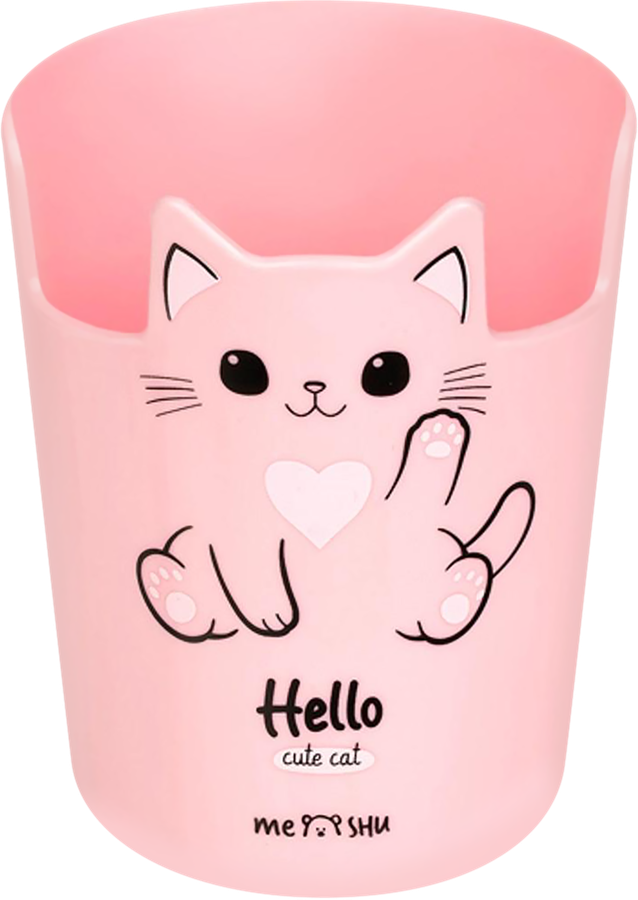 Подставка-стакан MESHU Meow, пластиковая, превью