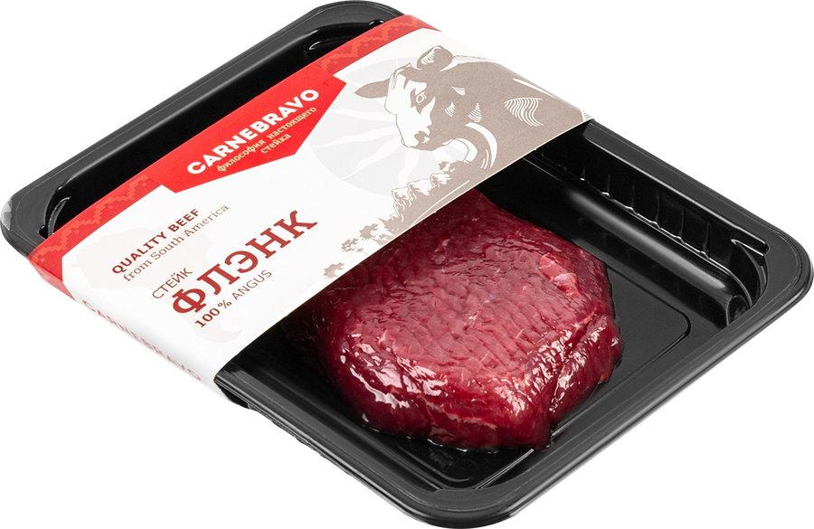 Стейк из говядины CARNEBRAVO Флэнк, 200г, превью