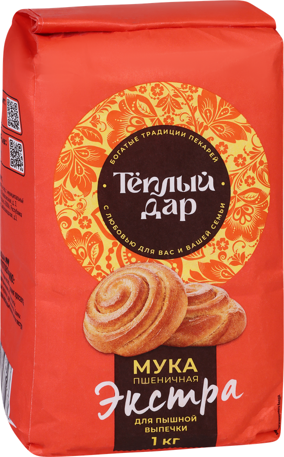 Мука пшеничная ТЕПЛЫЙ ДАР Экстра, 1кг, превью