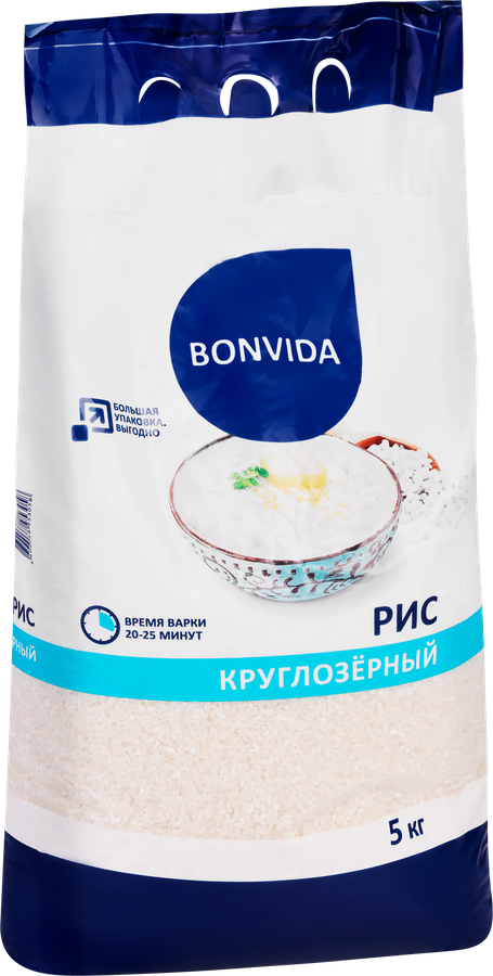 Рис круглозерный BONVIDA, 5кг, превью