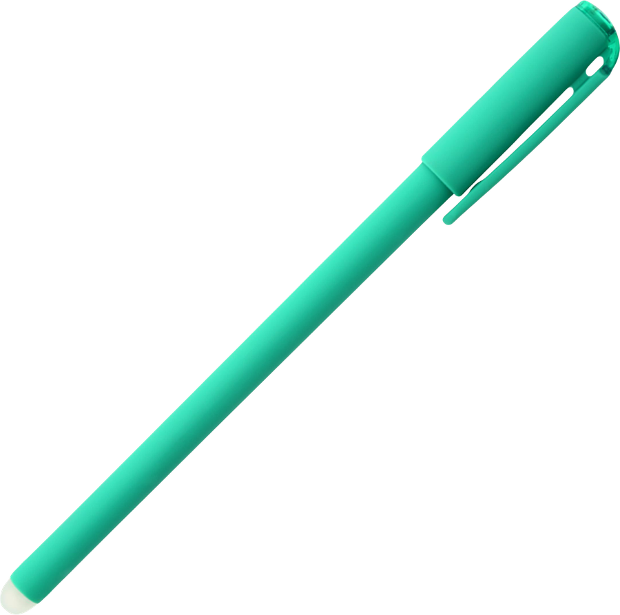 Ручка гелевая LOREX LX-Base.Bright Slim Soft стираемая 0,5мм, синий, превью