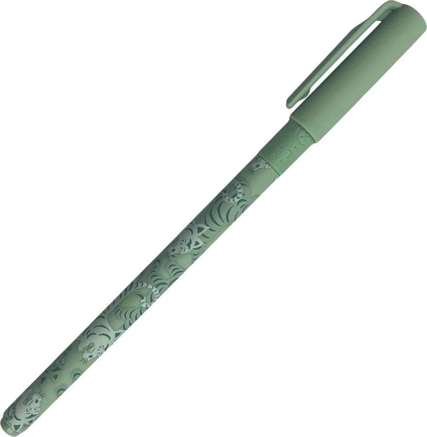 Ручка шариковая LOREX Jungle Creatures Slim Soft Grip на масляной основе, синий, 0,5мм, в ассортименте, предпросмотр