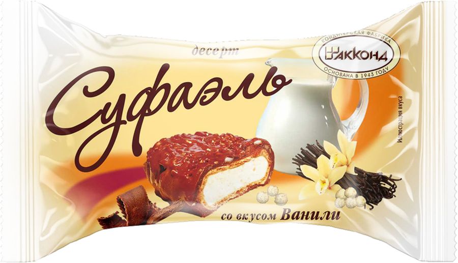 Десерт АККОНД Суфаэль со вкусом ванили, весовой, предпросмотр
