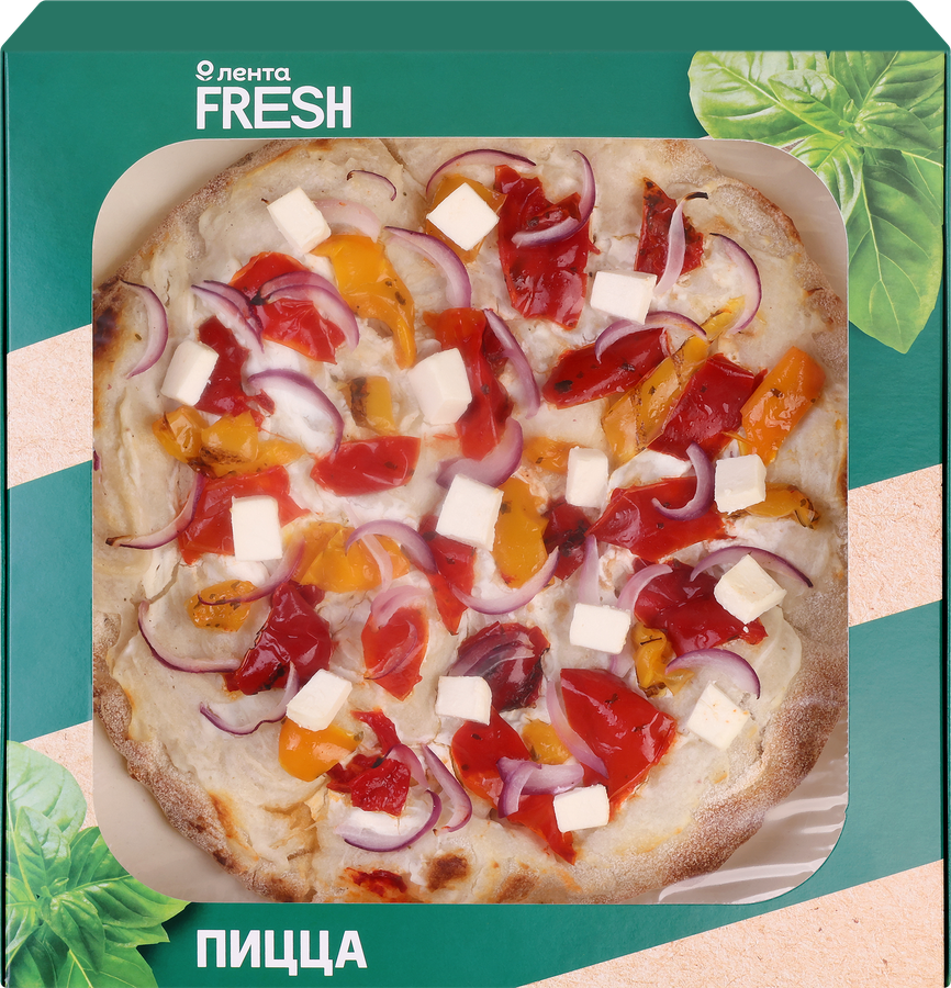 Пицца с печеным перцем и фетой, 400г, превью