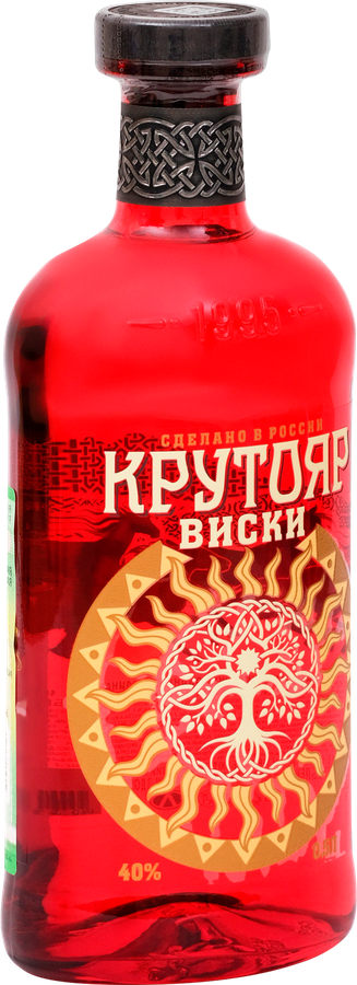 Виски КРУТОЯР Российский купажированный ординарный 40%, 0.5л, превью