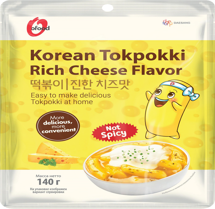 Ттокпокки DAESANG со вкусом сыра, превью