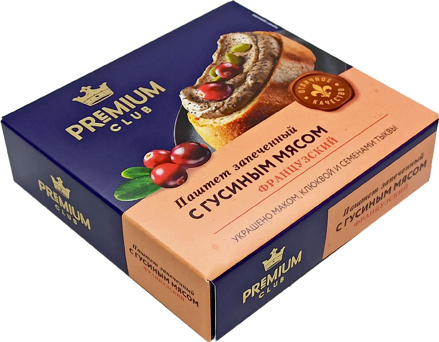 Паштет PREMIUM CLUB с гусиным мясом, 160г, превью