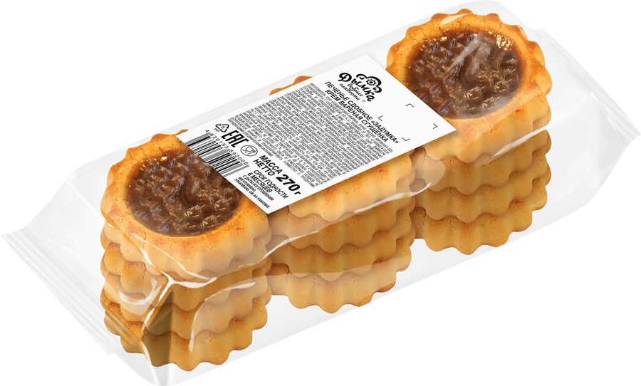 Печенье ДЫМКА Задумка, крем вареная сгущенка, 270г, превью