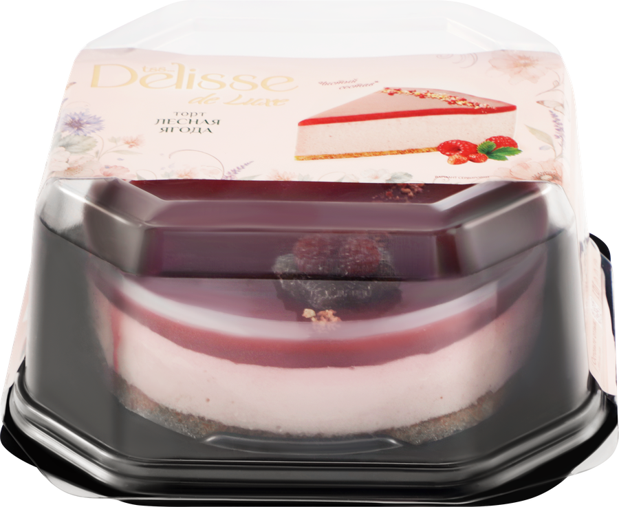 Торт DELISSE DE LUXE Лесная ягода, 500г, превью