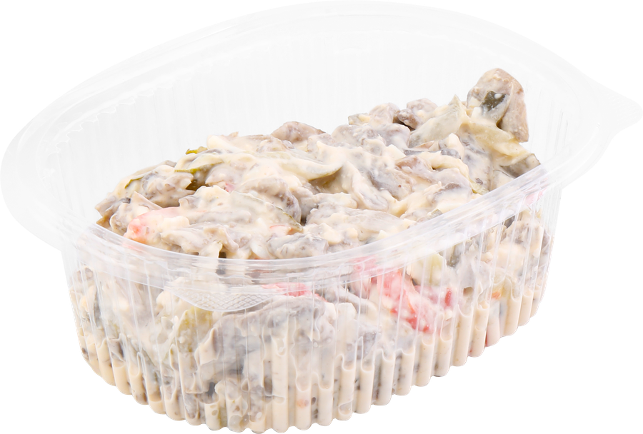 Салат ЛЕНТА FRESH Выборгский с говяжьим языком, весовой, превью