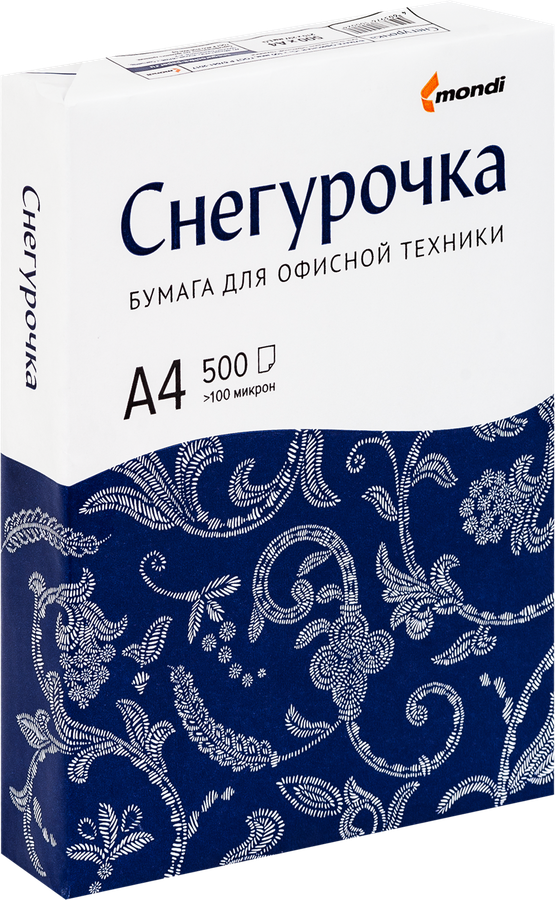 Бумага для офисной техники MONDI Снегурочка А4 80г/м2, 500 листов, превью